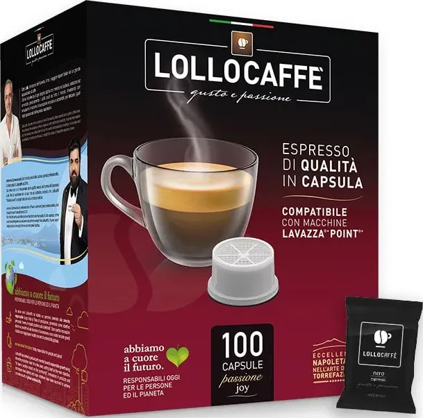 Nero Lollo Caffè capsule per Lavazza Espresso Point di verocaffe.eu