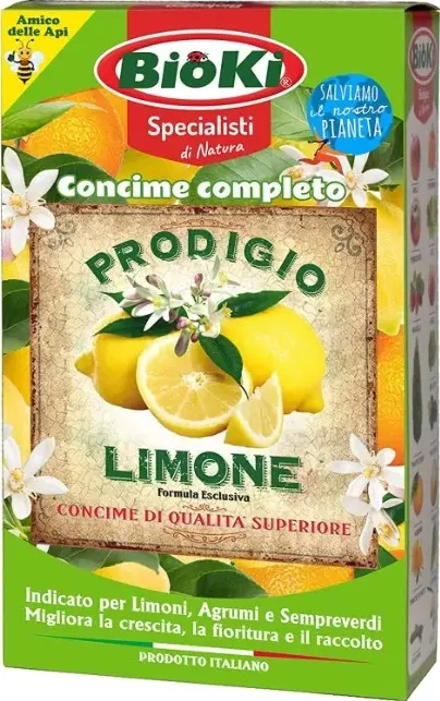 Bioki prodigio limone 900g - fertilizzante in polvere per agrumi