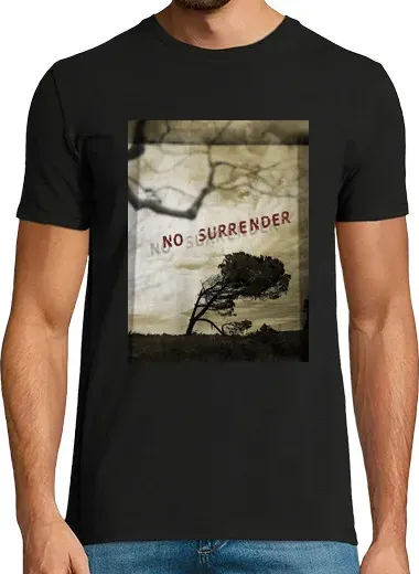 T-shirt uomo manica corta non arrendersi