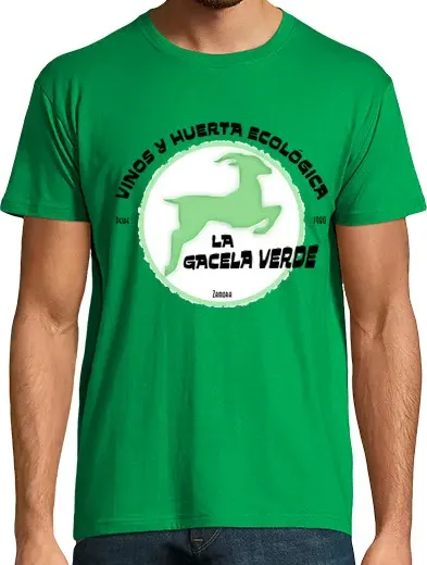 T-shirt uomo manica corta la gazzella verde