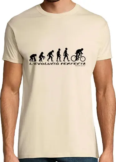 T-shirt uomo manica corta evoluzione cat