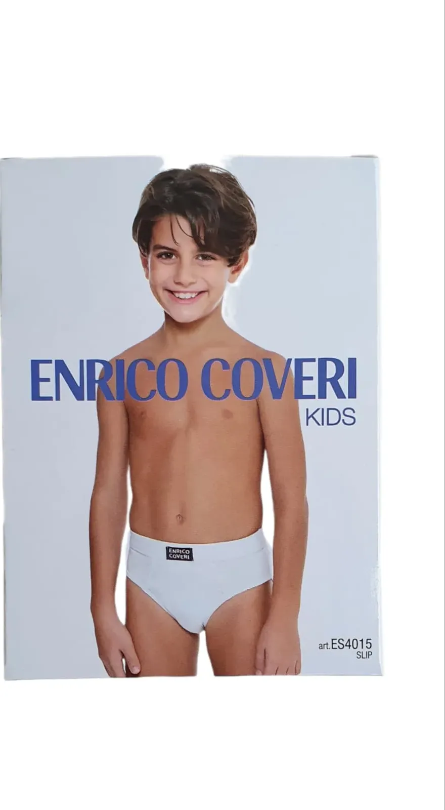 Slip kids ENRICO COVERI in cotone elasticizzato art. ES4015COL. ENRICO COVERI Jeans 8055270028096 95%Cotone 5%Elastan Cina 5/6