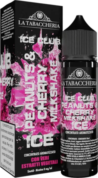 La Tabaccheria Ice Club Peanut&#038;Cherry Milkshake Ice &#8211; Scomposto 20ml