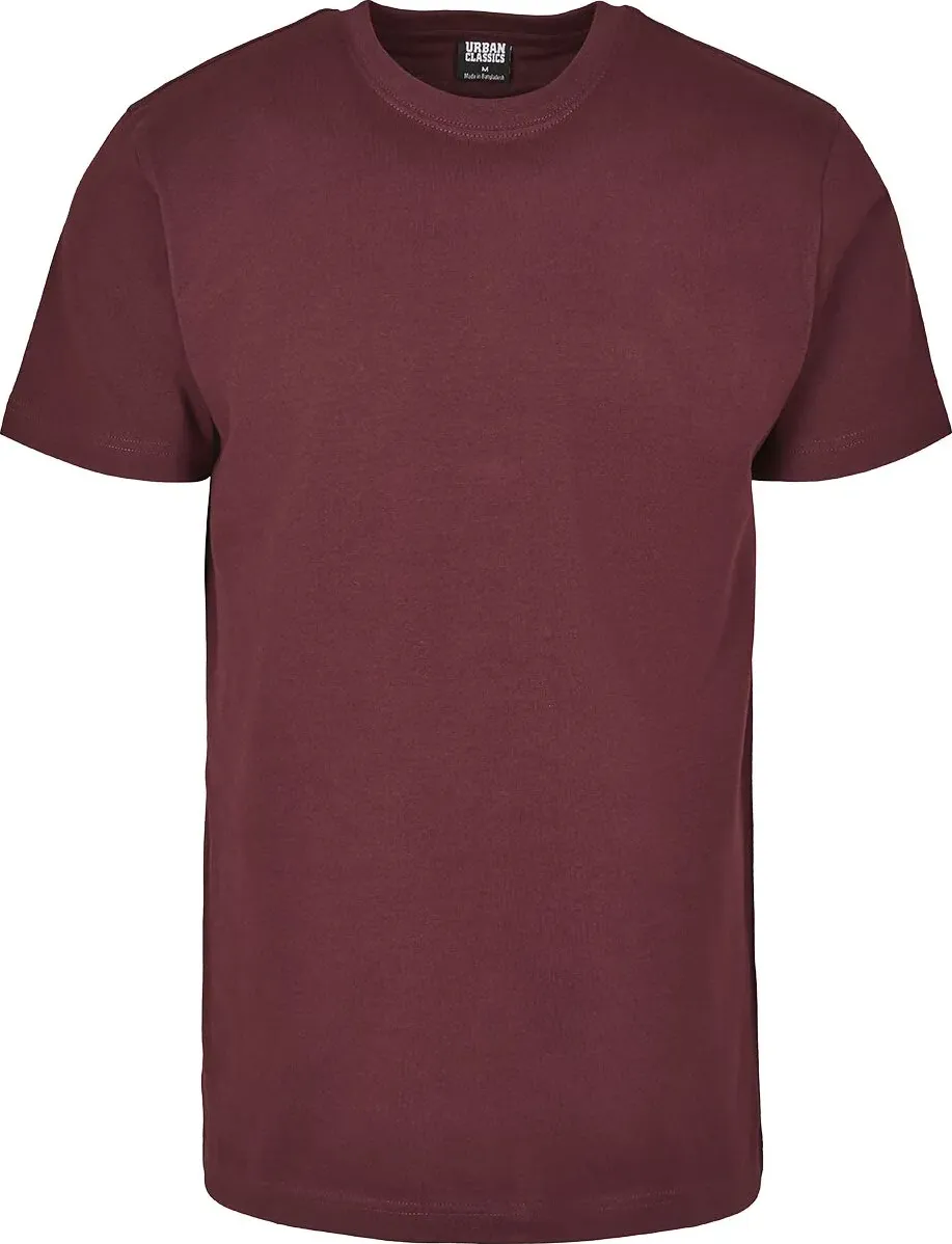 Urban Classics - Basic Tee - T-Shirt - Uomo - rosso vino