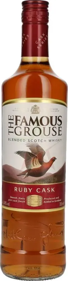 The famous grouse ruby cask blended scotch whisky