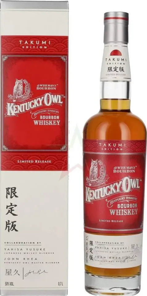 Kentucky owl bourbon whiskey takumi limited release