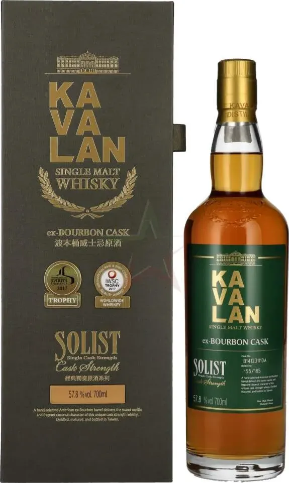 Kavalan solist single malt whisky ex-bourbon cask 4