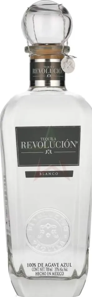 Tequila revoluci&amp;oacute;n blanco 100% de agave azul