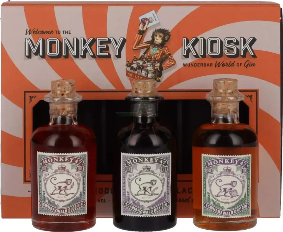 Monkey 47 kiosk set 3x0,05l