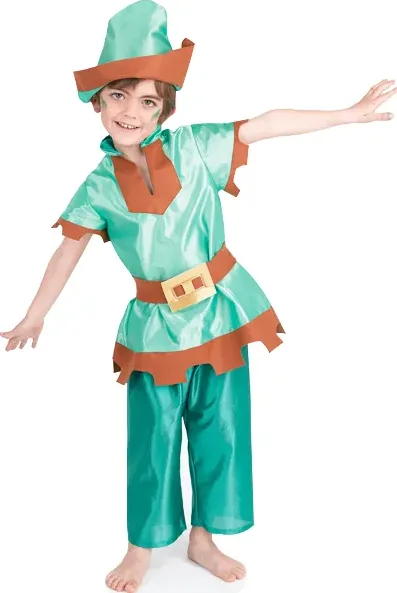 Costume peter pan robin hood taglia 8