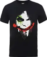 "Dc Comics - Batman Arkham City Halloween Joker Face Black (T-SHIRT Unisex )"