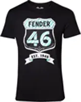 "Fender - 46 Black (T-SHIRT Unisex )"