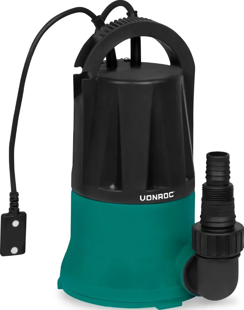 Pompa sommersa 400W - 6000 l/h – Ad aspirazione piatta | Acqua pulita