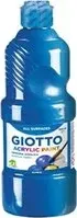 "Tempera acrilica Giotto 500 ml ciano"