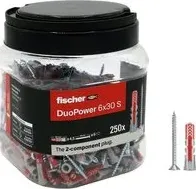 "Fischer Tassello Duopower 6x30mm senza Vite Propack 250 Pezzi"