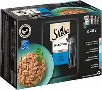 "Pacco scorta: Sheba Variazioni Buste 144 x 85 g Alimento umido per gatti - Selezione in Salsa Variazioni di Pesce"