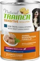 "Natural Trainer Sensitive No Gluten Adult 6 x 400 g - con Trota & Cereali integrali"