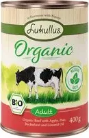 "Lukullus Organic Adult Manzo con Mela (gluten-free) - 6 x 400 g"