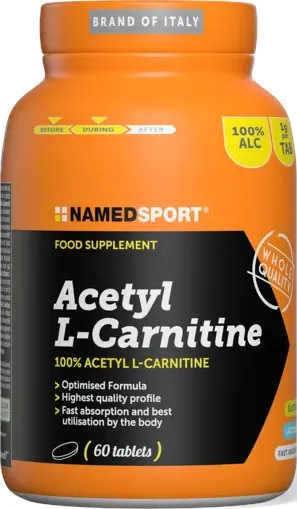 Supplement pro-energetico a base di Acetyl L-Carnitina purissima ACETYL L-CARNITINE - 60cpr