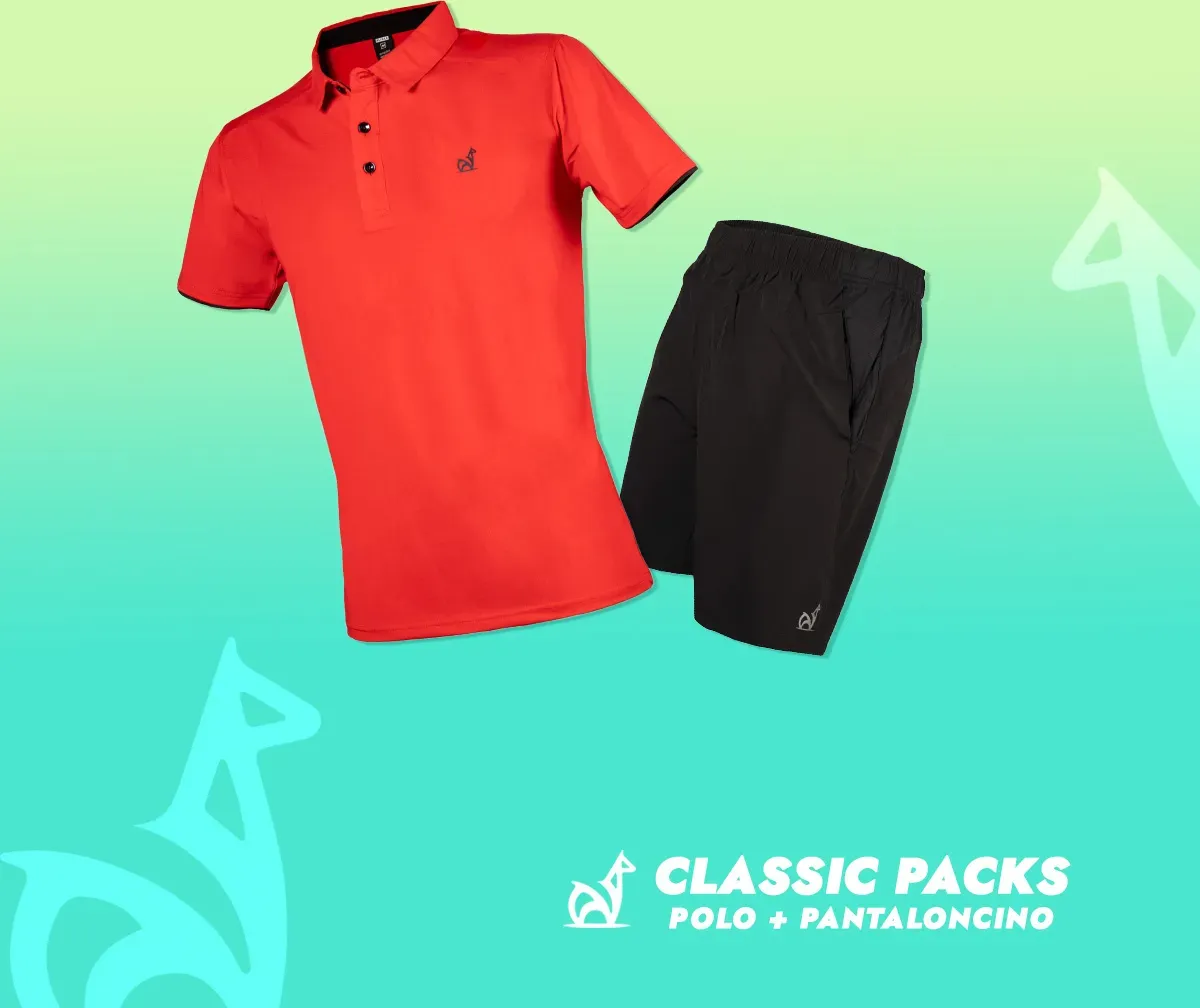 CLASSIC PACKS polo + pantaloncino black (Copia)