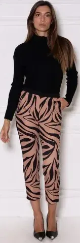 PANTALONE STAMPA ANIMALIER