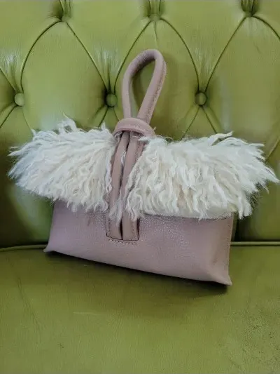 BORSA PELLE FUR