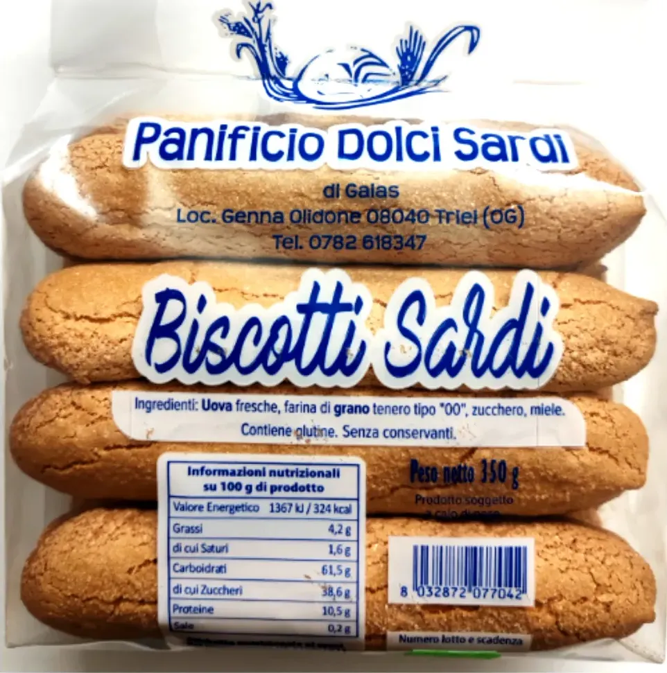 Dolci Sardi - Savoiardi Sardi Morbidi - 350gr