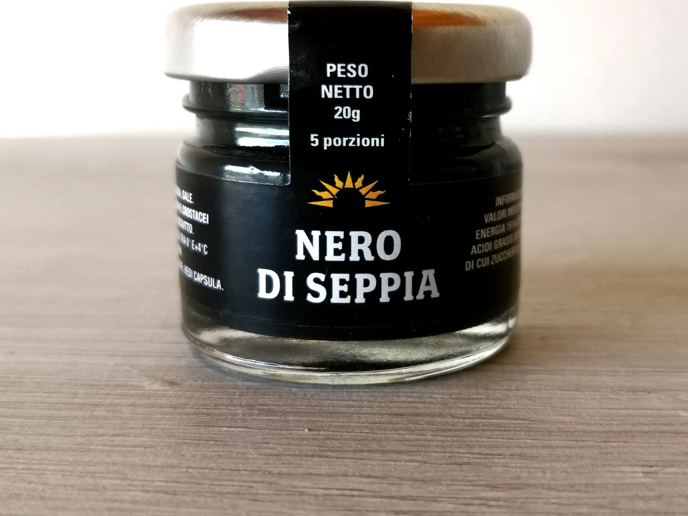 Nero di seppia - Puro - 20 Gr