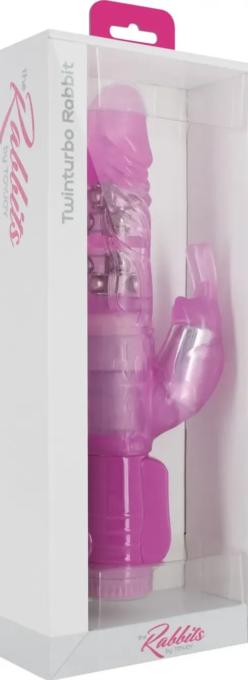 Vibratore vaginale rosa twinturbo rabbit vibrator