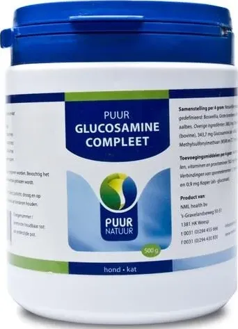 Puur Natuur Glucosamina Extra (Compleet) per la salute e il benessere, Prodotti cura animale