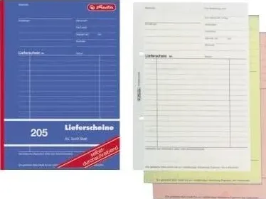 Herlitz, Polizza di versamento, 883546 (A5)