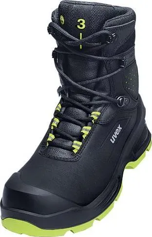 Uvex Sports, Scarpe da lavoro, uvex 3 stivali S3 68751 nero, giallo larghezza 10 taglia 42 (S3, 42)