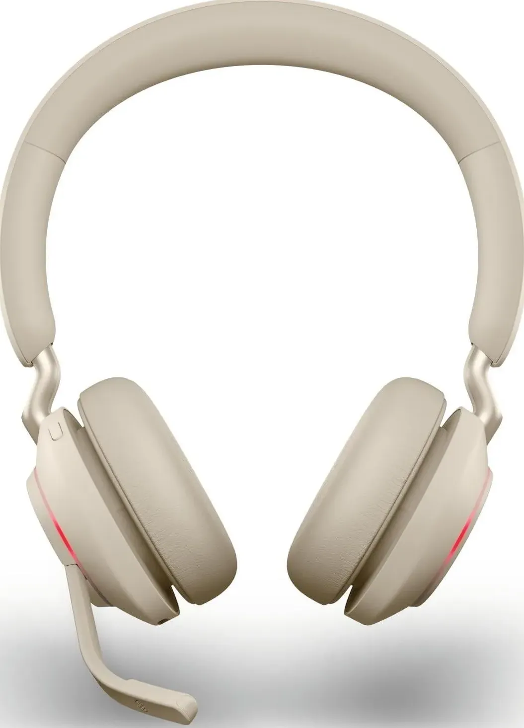 Jabra Evolve2 65 (Senza fili), Cuffie da ufficio, Beige