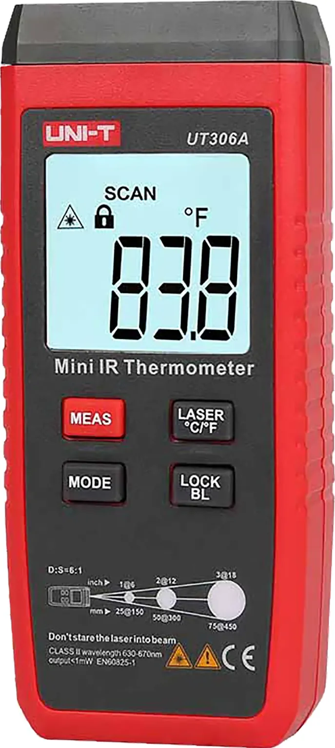 Uni-T, Multimetro, Misuratore di temperatura a infrarossi UT306A