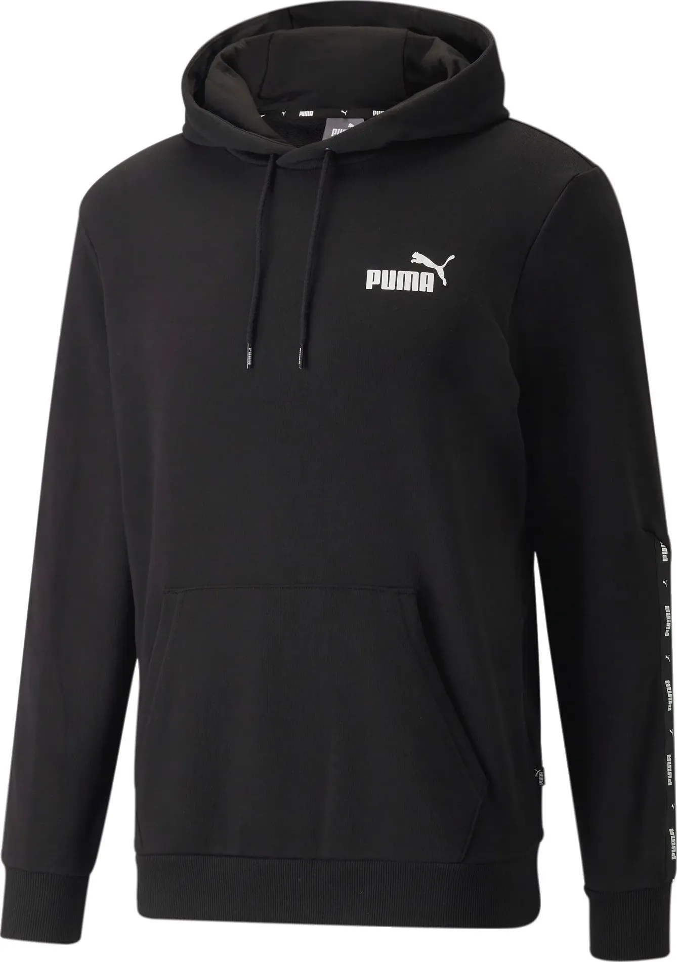 Puma, Uomini, Felpa + Maglione, Felpa con cappuccio ESS+ Tape, Nero, (M)