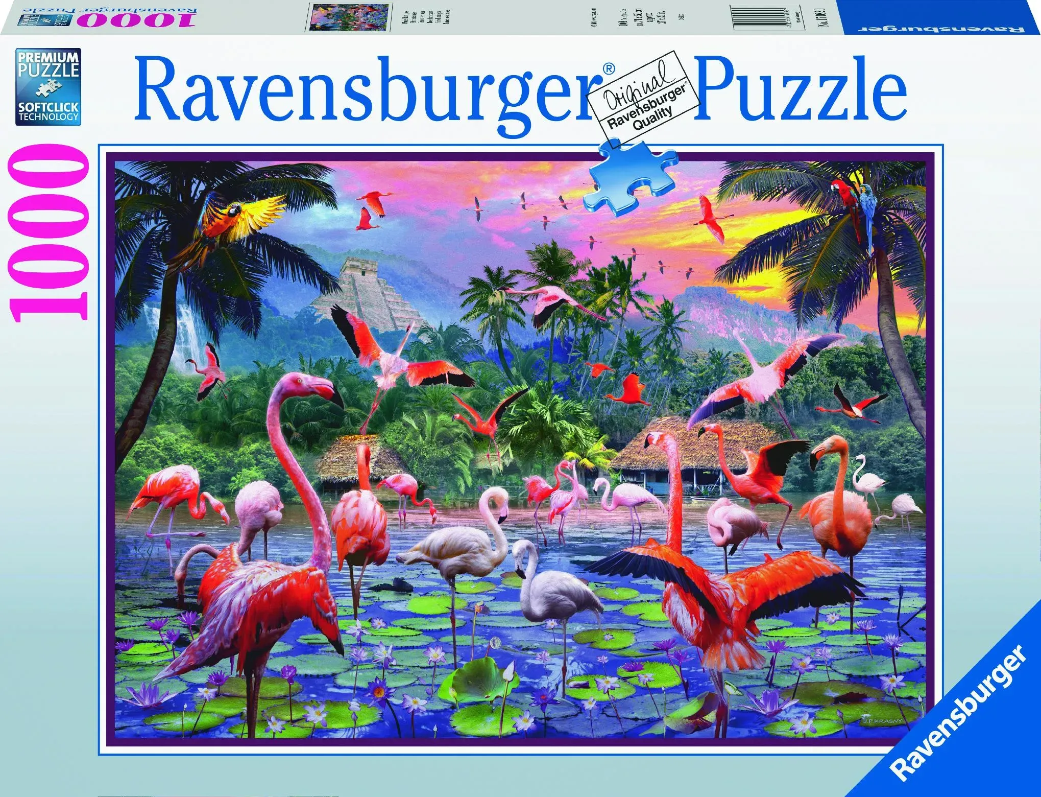 Ravensburger Fenicotteri rosa (1000 pezzi)