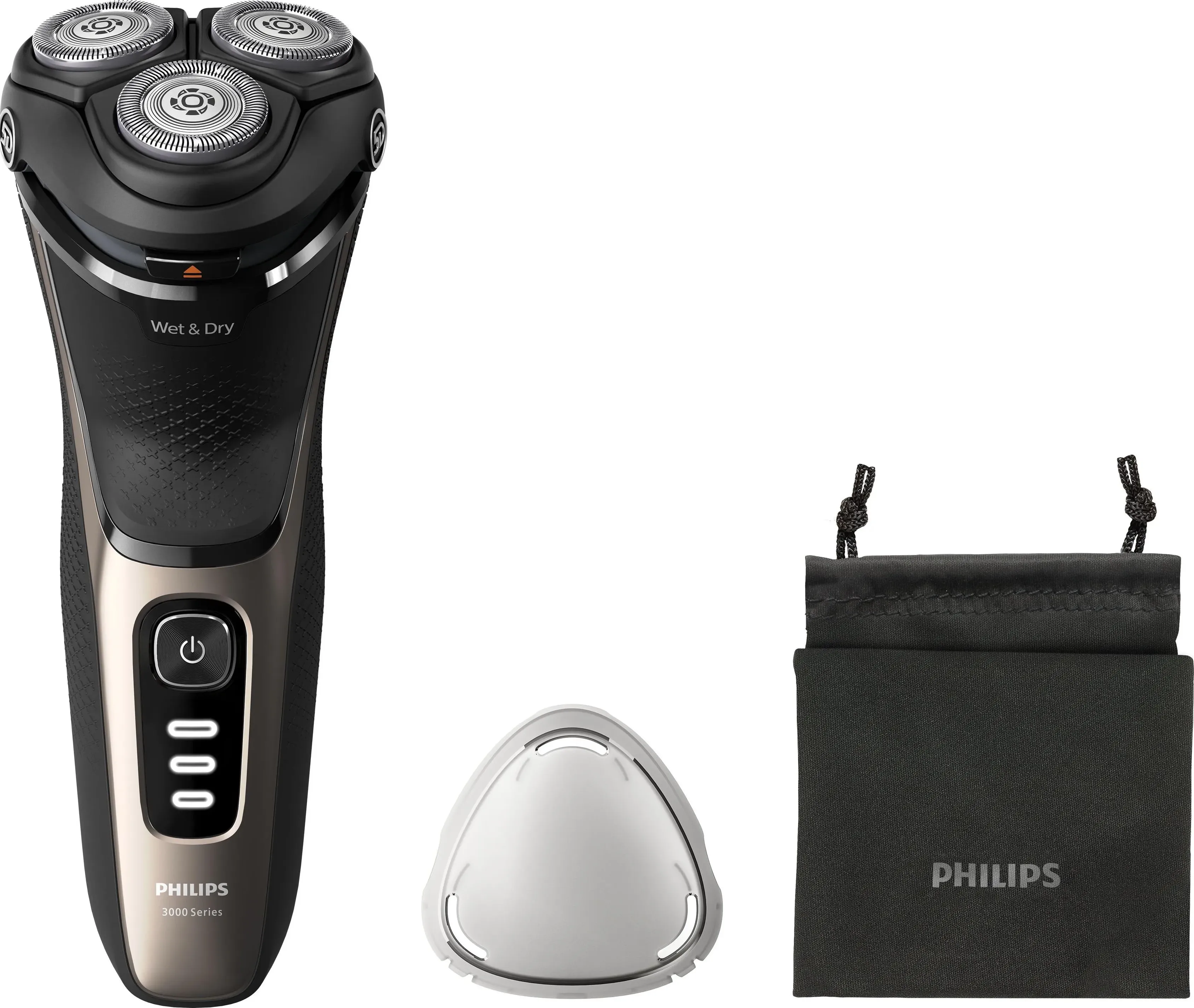 Philips, Rasoio elettrico, Shaver 3000 Series S3242/12 Rasoio elettrico Wet & Dry