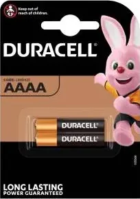 (1 confezione) duracell spec. batterie 2pz microstilo lr8d425 mn250...