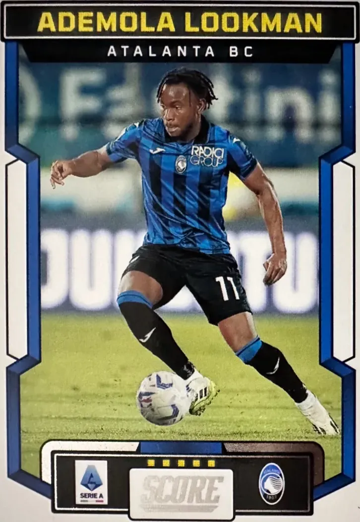 (005)   N.5  Ademola Lookman Atalanta Base  - Score Serie A 2023/24 Panini