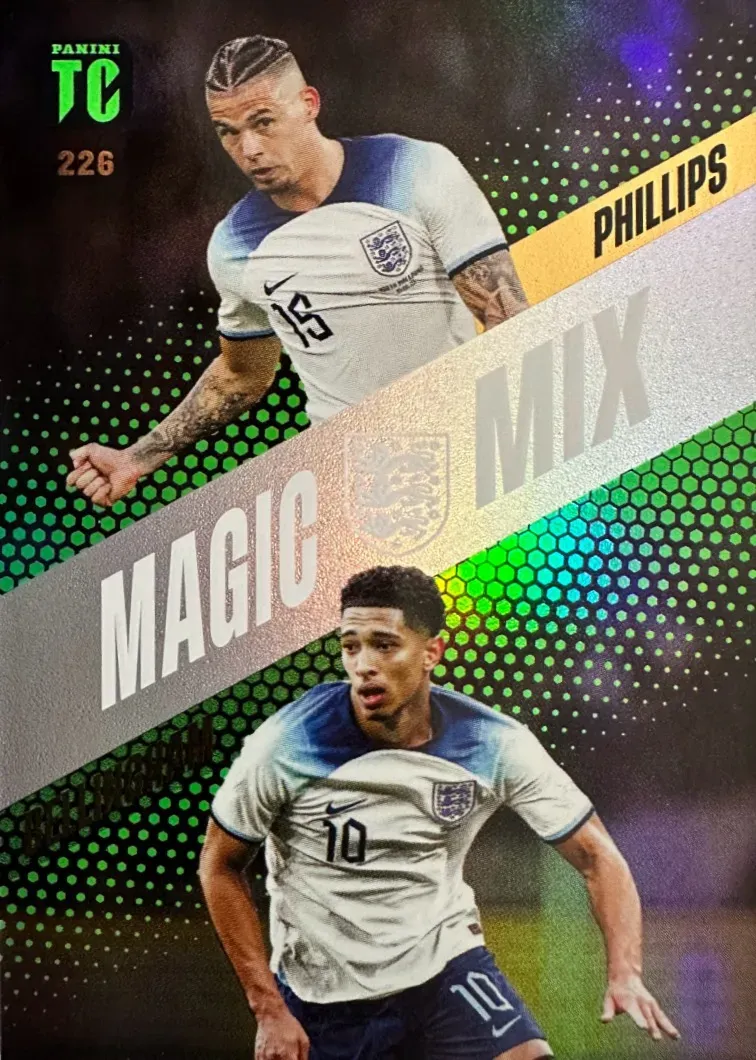 N.226  Kalvin Phillips / Bellingham England Magic Mix - Top Class 2024 Panini