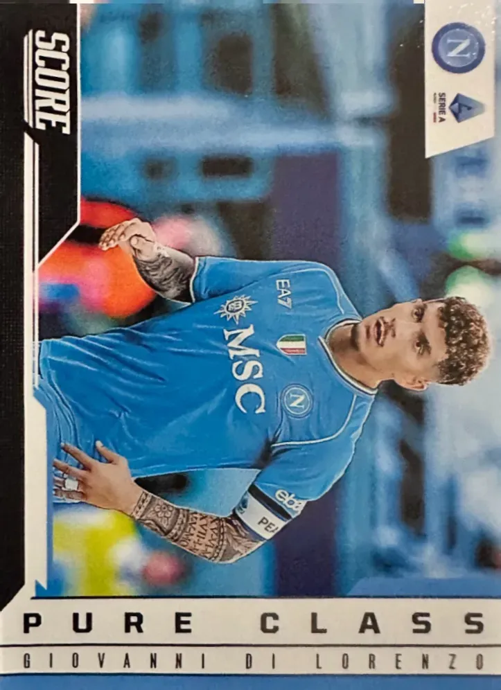 (299)   N.19  Giovanni Di Lorenzo Napoli Pure Class  - Score Serie A 2023/24 Panini