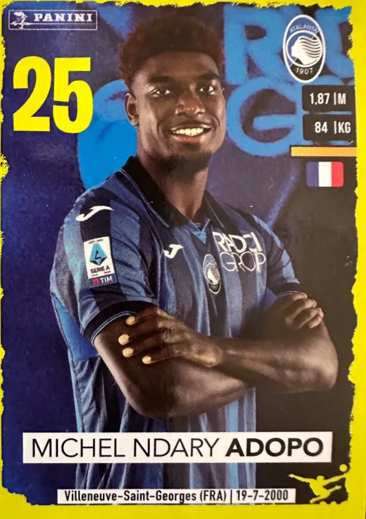 N.U2 Michel Adopo Atalanta  upgrade - Calciatori Panini 2023/24