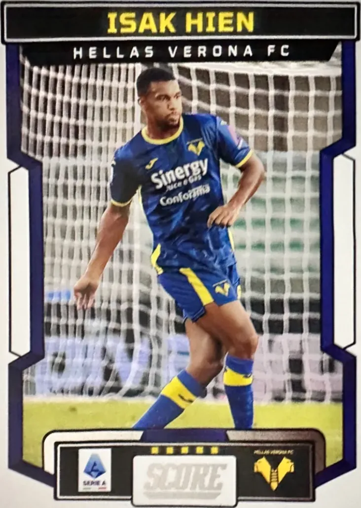 (059)   N.59  Isak Hein Hellas Verona Base  - Score Serie A 2023/24 Panini