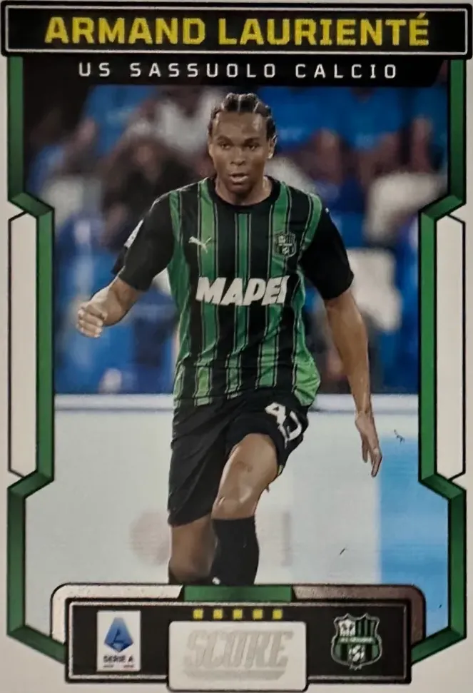 (178)   N.178  Armand Laurienté Sassuolo Base  - Score Serie A 2023/24 Panini