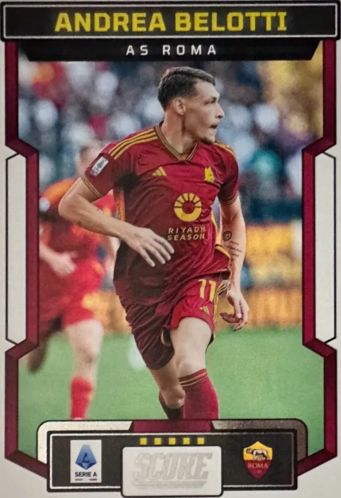 (156)   N.156  Andrea Belotti Roma Base  - Score Serie A 2023/24 Panini