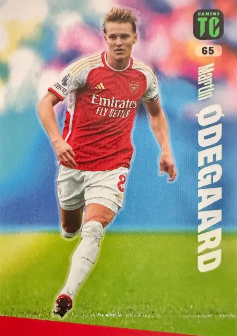 N.65  Martin Ødegaard Arsenal  - Top Class 2024 Panini