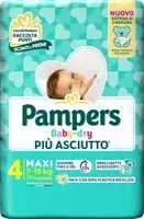 "Pampers bd downcount maxi 17pz"