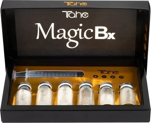 Tahe magic bx 6 x10 ml "riempitore per capelli"+ shampoo magic alcalino 1000 ml omaggio