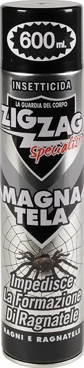 magnatele spray insetticida elimina ragnie e ragnatele - zig zag di ragstore.it