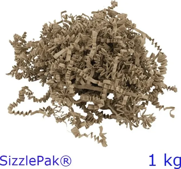 paglia in carta per riempimento imballaggi 1 kg avana sizzlepak di ragstore.it